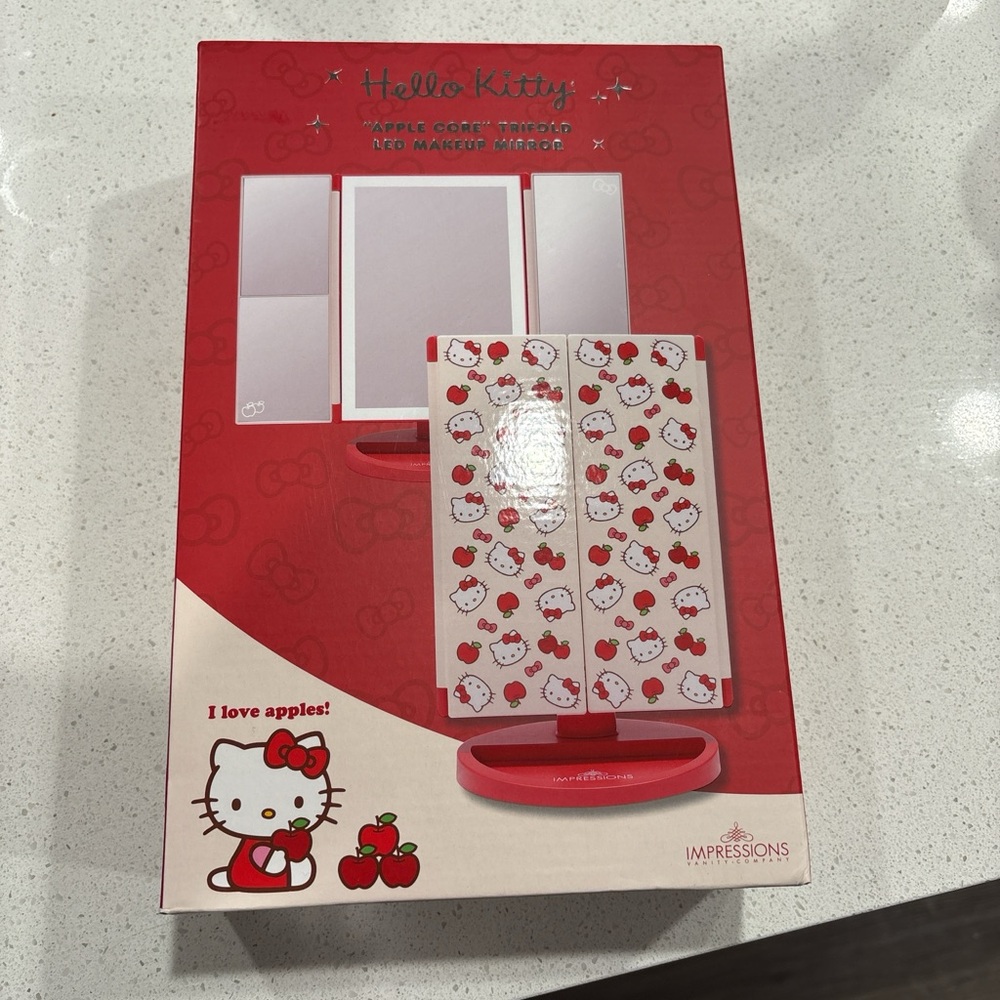 Impressions Red Hello Kitty Makeup Mirror